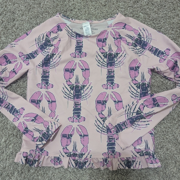 Vineyard Vines Other - Vineyard Vines Pink and Purple Lobster Long Sleeve Rashguard
